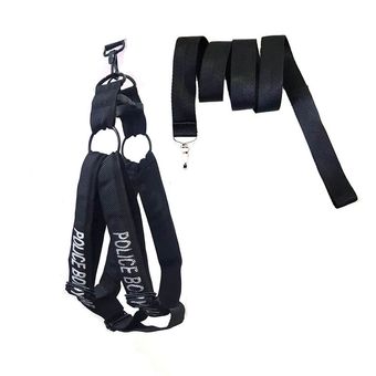 قلاده کتفی سگ مدل Police  به همراه بند