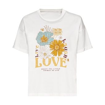 تی شرت آستین کوتاه زنانه اسمارا مدل El Miko Love