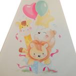 چادر بازی کودک مدل سرخپوستی طرح حیوانات کد PT50