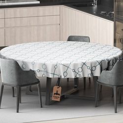 رومیزی رومیزی باز طرح گرد مدل انتزاعی مدرن کد 11046