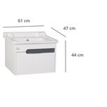 ست کابینت و روشویی توییس مدل tws 1025