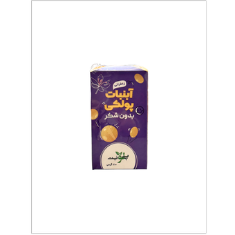 آبنبات پولکی بدون شکر(زعفرانی) -250 گرم