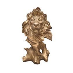 مجسمه برنزی مدل شیر یالدار بیشه طرح نیم تنه کد China