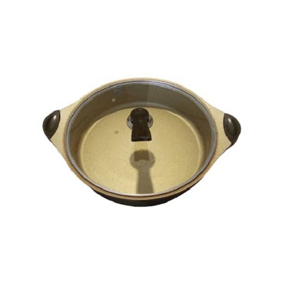 تابه درب دار اس جی ان طرح گرانیتی سایز 36