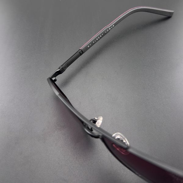 عینک آفتابی چند ضلعی آلبرت وگ مدل 6314C04-P129 Polarized Avantgarde Visionary