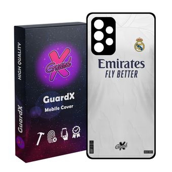 کاور گارد ایکس طرح Real Madrid مدل Glass10254 مناسب برای گوشی موبایل سامسونگ Galaxy A32 4G