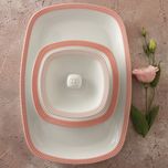 سرویس غذاخوری 27 پارچه 6 نفره چینی زرین ایران مدل Mon Belan