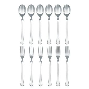 سرویس قاشق و چنگال 12 پارچه 6 نفره وینتو مدل 001