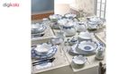 سرویس غذاخوری 108 پارچه چینی زرین ایران مدل شهرزاد سمرقند درجه یک