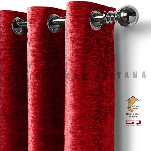 پرده نوین دکور سیلوانا مدل مخمل شانل 280 _ 1 سایز 280 × 140 سانتی متر