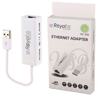 مبدل کارت شبکه USB TO LAN رویال Royal RC-205