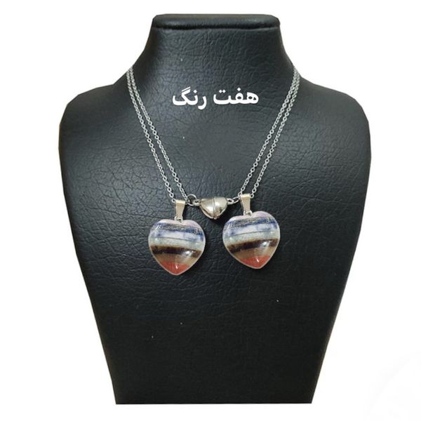 گردنبند قلب سنگی