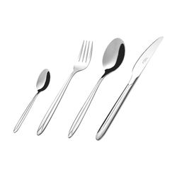 سرویس قاشق و چنگال 24 پارچه ناب استیل مدل پالرمو*873
