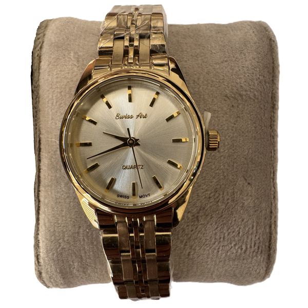 ست ساعت مچی عقربهای کوارتز زنانه و مردانه سوئیس آرت مدل ANT182-183GD0300