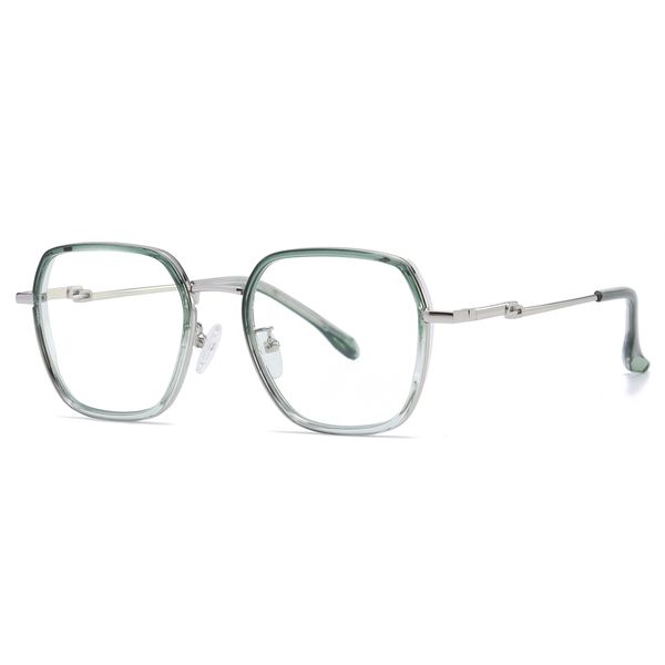 فریم عینک طبی مربعی زنانه مدل TJ837 C432-p81 Contrast Pearl Harbor مناسب برای صورت بیضی