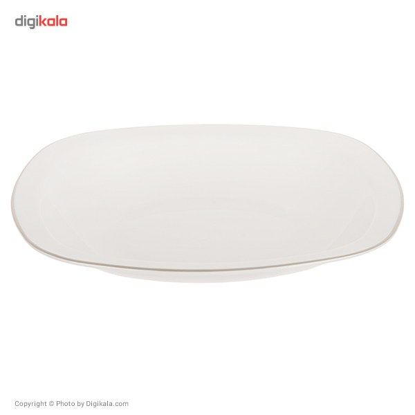 سرویس چینی 27 پارچه غذاخوری چینی زرین ایران سری کواترو مدل سمن درجه عالی