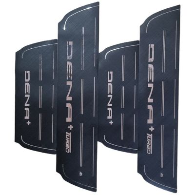 برچسب پارکابی خودرو امیران اسپرت طرح چرم کد 2025042 مناسب برای دناپلاس توربو مجموعه 4 عددی