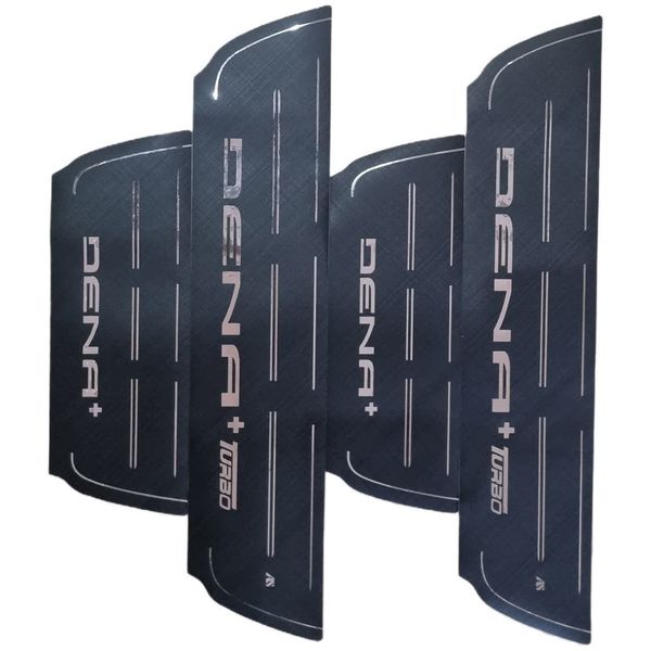 برچسب پارکابی خودرو امیران اسپرت طرح چرم کد 2025042 مناسب برای دناپلاس توربو مجموعه 4 عددی