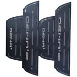 برچسب پارکابی خودرو امیران اسپرت طرح چرم کد 2025042 مناسب برای دناپلاس توربو مجموعه 4 عددی