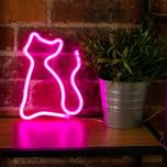 تابلو نئون طرح گربه 