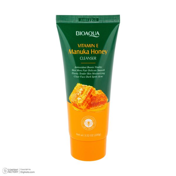 فوم شستشوی صورت بی آکوا مدل Honey مناسب برای انواع پوست وزن 100 گرم