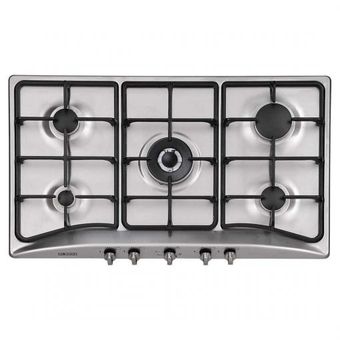 اجاق گاز رومیزی پنج شعله‌ استیل البرز مدل S-5904