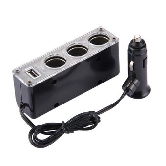 مبدل 1 به 3 شارژر فندکی خودرو بدون USB مدل WF-0096 اصلی