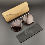 عینک آفتابی مردانه آلبرت وگ مدل JS8529C21-P140 Polarized Space Metal
