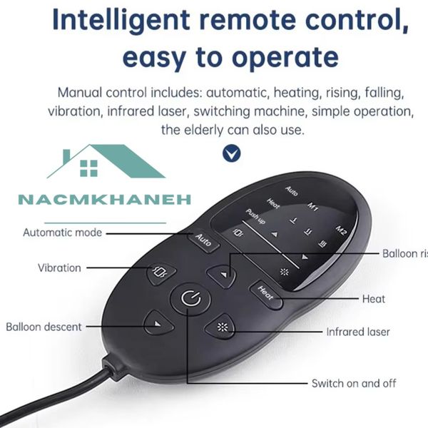 ماساژور کمر و گودی کمر برقی Portable Electric Lumbar Massager مدل ST-1201