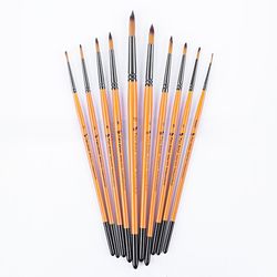 قلم مو پارس آرتیست 1010 گرد بسته 10 عددی