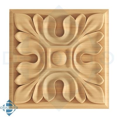 گل منبت راش کد S100 - 60 * 60 * 13