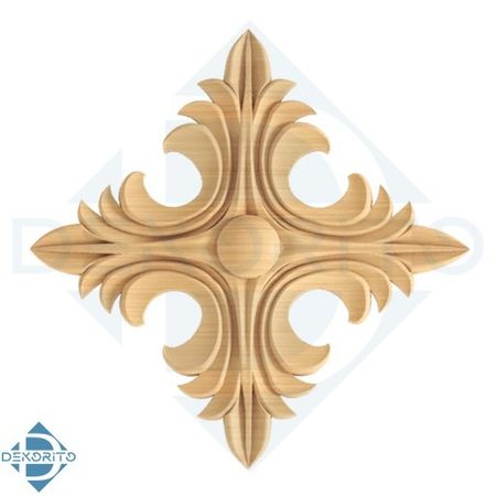 گل منبت راش کد S101 - 80*80*14