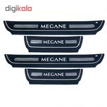 برچسب پارکابی خودرو کد SK035 مناسب برای رنو مگان مجموعه 4 عددی
