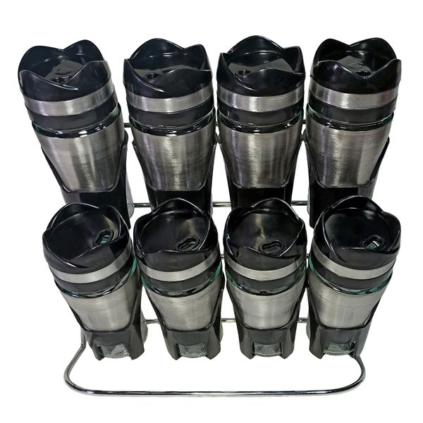 ست جا ادویه 8 پارچه کاپریس مدل فلورا کد WSB8