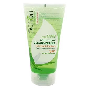 ژل شست‌وشوی صورت شون تولید:1404/07/23 مدل آلوئه ورا و چایی سبز حجم 150 میلی‌لیتر