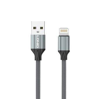 کابل تبدیل USB به  لایتنینگ الدنیو مدل LS441 طول 1  متر
