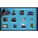 شارژر فندکی 120 وات 4 پورت مدل AGK_C301
