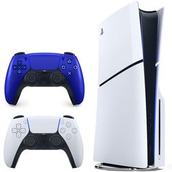کنسول بازی سونی مدل PlayStation 5 Slim ظرفیت یک ترابایت ریجن 2016A اروپا به همراه دسته اضافی*425