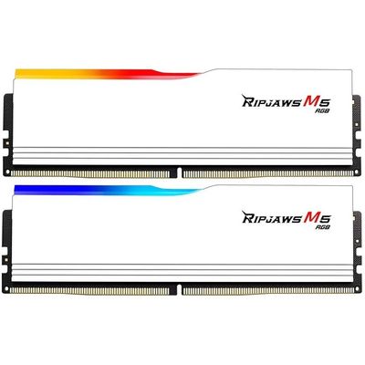 RAM G.Skill RIPJAWS M5 RGB WHITE DDR5 32GB 6400MHz CL36 Dual