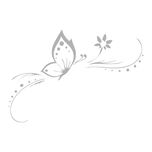 استیکر والتت مدل پروانه و گل کد 13