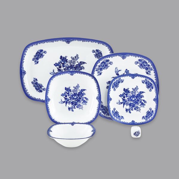 سرویس غذاخوری 27 پارچه 6 نفر چینی زرین ایران مدل فلورانس سری کواترو درجه عالی