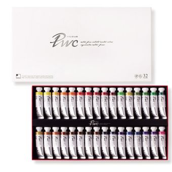 آبرنگ 32 رنگ PWC شین هان 15 میل