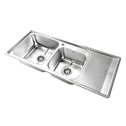 سینک ظرفشویی استیل توکار نگین الماس  مدل SA107