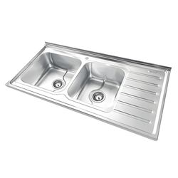 سینک ظرفشویی استیل روکار نگین الماس  مدل SA111