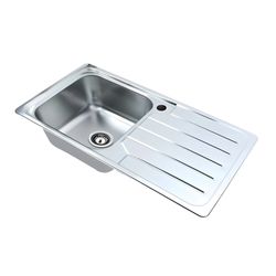 سینک ظرفشویی استیل توکار نگین الماس  مدل SA42