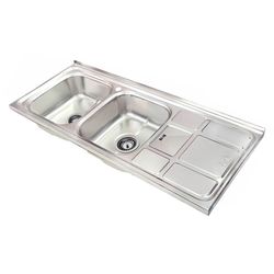 سینک ظرفشویی استیل روکار نگین الماس  مدل SA52