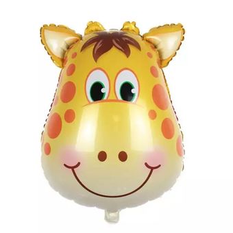 بادکنک فویلی طرح صورتک مدل زرافه