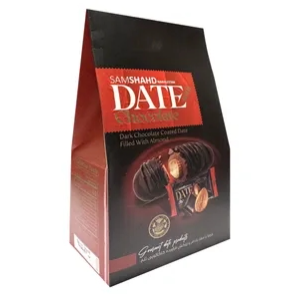 خرما شکلاتی مغزدار 250 گرمی تلخ سام شهد