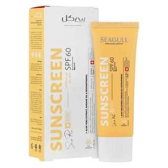 کرم ضد آفتاب بدون رنگ سی گل SPF 60 مدل 314 ‌مناسب برای انواع پوست حجم 50 میلی‌لیتر*367