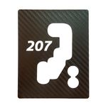 برچسب لیور دنده اتوماتیک کد S170 مناسب برای پژو 207